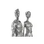 Figura Decorativa DKD Home Decor Prateado Preto Resina Moderno Família (26 x 11,5 x 41,5 cm) de DKD Home Decor, Adornos - Ref...