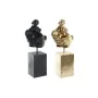 Decorative Figure DKD Home Decor Pair Black Golden 15,5 x 13,5 x 37,5 cm (2 Units) by DKD Home Decor, Ornaments - Ref: S30301...