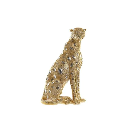 Figurine Décorative DKD Home Decor Léopard Résine Moderne (23,5 x 15 x 37 cm) de DKD Home Decor, Objets de décoration - Réf :...