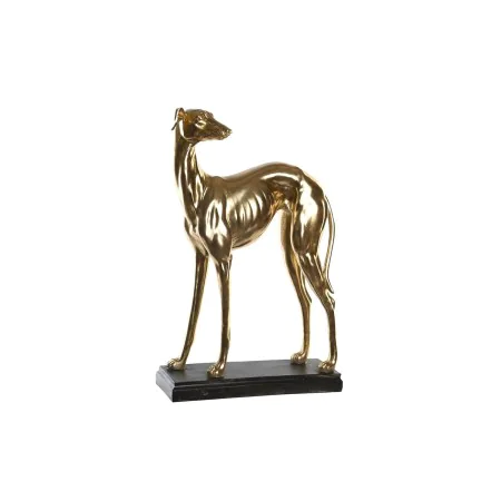 Figurine Décorative DKD Home Decor 44,5 x 17 x 65,5 cm Noir Doré Chien de DKD Home Decor, Objets de décoration - Réf : S30302...