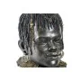 Figura Decorativa DKD Home Decor Africana 26 x 20 x 42 cm Preto Bege Colonial (2 Unidades) de DKD Home Decor, Adornos - Ref: ...