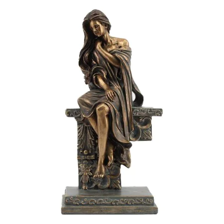 Statua Decorativa DKD Home Decor 17 x 11 x 32,50 cm Donna Rame di DKD Home Decor, Soprammobili - Rif: S3030232, Prezzo: 26,49...