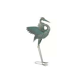 Figura Decorativa DKD Home Decor Azul Metal Garza (35 x 48 x 83 cm) de DKD Home Decor, Adornos - Ref: S3030245, Precio: 37,39...