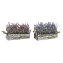 Planta Decorativa DKD Home Decor 30 x 12 x 21 cm Madeira Lilás Polietileno Fúcsia (2 Unidades) de DKD Home Decor, Plantas - R...