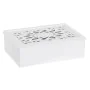 Custodia per orologi DKD Home Decor Bianco Cristallo Legno MDF 29 x 20 x 9 cm (12 Unità) di DKD Home Decor, Cofanetti - Rif: ...