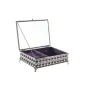 Jewelry box DKD Home Decor Crystal Metal (24 x 18 x 7 cm) by DKD Home Decor, Wardrobe Jewellery Organisers - Ref: S3030764, P...