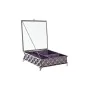 Jewelry box DKD Home Decor Crystal Metal (22 x 22 x 7 cm) by DKD Home Decor, Wardrobe Jewellery Organisers - Ref: S3030765, P...