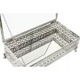 Caja-Joyero DKD Home Decor Cristal Plateado Metal (25,5 x 12,5 x 7,5 cm) de DKD Home Decor, Organizadores de joyas - Ref: S30...