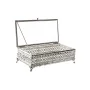 Boîte à bijoux DKD Home Decor Verre Argenté Métal (25,5 x 12,5 x 7,5 cm) de DKD Home Decor, Organiseurs de bijoux - Réf : S30...