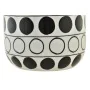 Jarrón DKD Home Decor Porcelana Negro Blanco Moderno Círculos 16 x 16 x 18 cm de DKD Home Decor, Jarrones - Ref: S3030927, Pr...