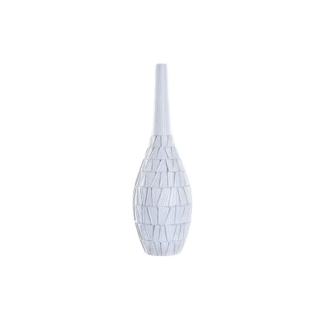 Vase DKD Home Decor White Resin Modern (19 x 19 x 60 cm) by DKD Home Decor, Vases - Ref: S3030948, Price: 49,92 €, Discount: %