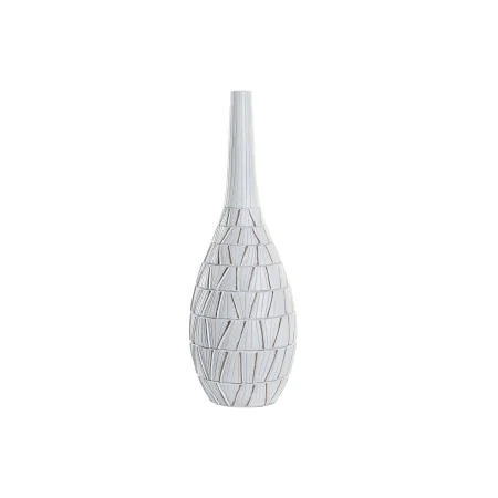 Vase DKD Home Decor White Resin Modern (18 x 18 x 50 cm) by DKD Home Decor, Vases - Ref: S3030949, Price: 34,73 €, Discount: %