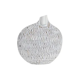 Vase DKD Home Decor 27 x 11 x 31 cm Blanc Résine Moderne de DKD Home Decor, Vases - Réf : S3030951, Prix : 25,76 €, Remise : %