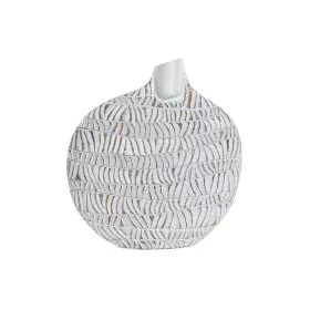 Vase DKD Home Decor 27 x 11 x 31 cm White Resin Modern by DKD Home Decor, Vases - Ref: S3030951, Price: 22,57 €, Discount: %