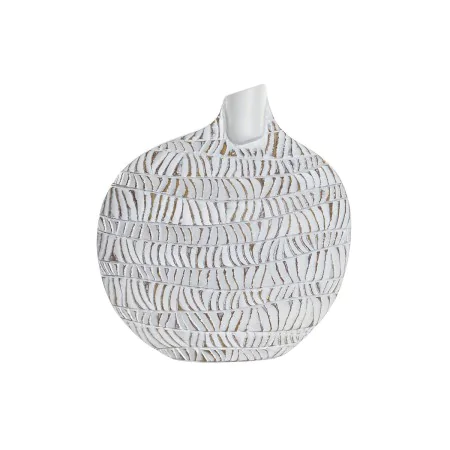 Jarrón DKD Home Decor 27 x 11 x 31 cm Blanco Resina Moderno de DKD Home Decor, Jarrones - Ref: S3030951, Precio: 22,57 €, Des...