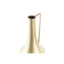 Vase DKD Home Decor Gold Metall Creme Tropical Pflanzenblatt (21 x 21 x 71 cm) von DKD Home Decor, Vasen - Ref: S3030991, Pre...