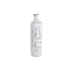 Vaso DKD Home Decor Dourado Metal Branco Oriental (17 x 17 x 56 cm) de DKD Home Decor, Jarrões - Ref: S3031008, Preço: 36,80 ...