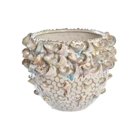 Jarrón DKD Home Decor Marrón Porcelana Mediterráneo 17 x 17 x 13 cm de DKD Home Decor, Jarrones - Ref: S3031064, Precio: 15,4...