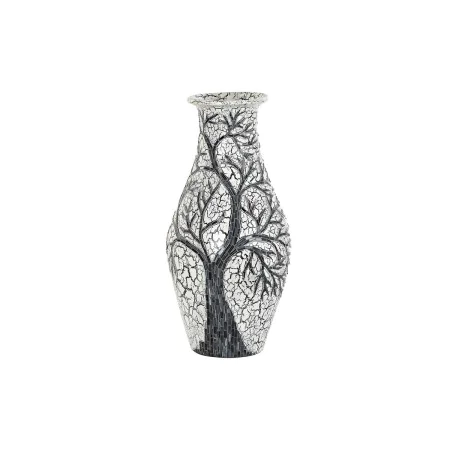 Vase DKD Home Decor Tree White Black White/Black Crystal Terracotta 29 x 29 x 60 cm by DKD Home Decor, Vases - Ref: S3031084,...