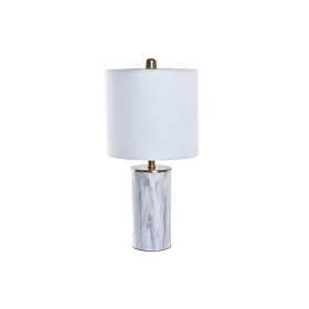 Desk lamp DKD Home Decor Golden White 220 V 50 W Modern (23 x 23 x 47 cm) by DKD Home Decor, Bedside and Table Lamps - Ref: S...