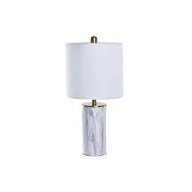 Lampe de bureau DKD Home Decor Doré Blanc 220 V 50 W Moderne (23 x 23 x 47 cm) de DKD Home Decor, Lampes de chevet - Réf : S3...