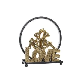 Decorazione luminosa DKD Home Decor Love Coniglio Resina (30 x 11 x 31,5 cm) di DKD Home Decor, Lampade con motivi - Rif: S30...