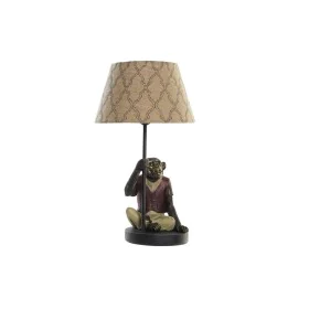 Desk lamp DKD Home Decor Brown Multicolour Colonial 220 V 50 W Monkey (27 x 25 x 44,5 cm) by DKD Home Decor, Bedside and Tabl...