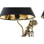 Desk lamp DKD Home Decor Silver Black Golden 26 x 26 x 46 cm Resin 220 V 50 W (2 Units) by DKD Home Decor, Bedside and Table ...