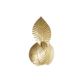 Wall Lamp DKD Home Decor Golden Metal 220 V 50 W Leaf of a plant (37 x 14 x 58 cm) by DKD Home Decor, Multi-armed Lights - Re...