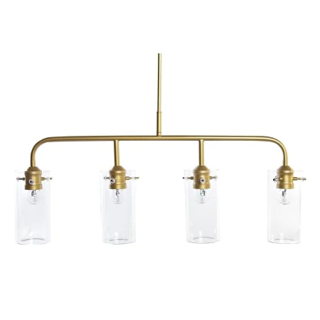 Candeeiro de teto DKD Home Decor Dourado 220 V 50 W (84 x 17 x 24 cm) de DKD Home Decor, Iluminação de teto interior - Ref: S...