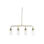 Candeeiro de teto DKD Home Decor Dourado 220 V 50 W (84 x 17 x 24 cm) de DKD Home Decor, Iluminação de teto interior - Ref: S...