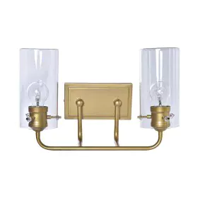 Wandleuchte DKD Home Decor Kristall Gold Metall 220 V 50 W Moderne (41 x 17 x 24 cm) von DKD Home Decor, Mehrflammige Leuchte...