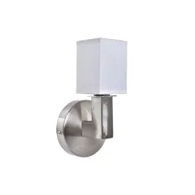 Lampada da Parete DKD Home Decor Argentato Metallo Poliestere Bianco 220 V 40 W (12 x 10 x 22 cm) di DKD Home Decor, Lampadar...