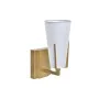 Wandleuchte DKD Home Decor Gold Metall Weiß 220 V 25 W Moderne (12 x 14 x 25 cm) von DKD Home Decor, Mehrflammige Leuchten - ...