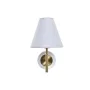 Wall Lamp DKD Home Decor 25W Golden Metal Polyester White 220 V (19 x 25 x 30 cm) by DKD Home Decor, Multi-armed Lights - Ref...