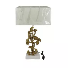 Tischlampe DKD Home Decor Gold Weiß Harz (38 x 20 x 59,5 cm) von DKD Home Decor, Tisch- & Nachttischlampen - Ref: S3031480, P...