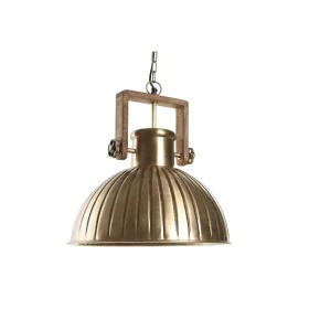 Suspension DKD Home Decor Doré Marron 50 W (41 x 41 x 40 cm) de DKD Home Decor, Plafonniers - Réf : S3031603, Prix : 100,01 €...