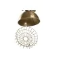 Lampadario DKD Home Decor 31 x 31 x 48 cm Dorato Marrone Ferro Legno di mango 50 W di DKD Home Decor, Plafoniere - Rif: S3031...