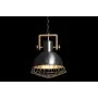 Lampadario DKD Home Decor 31 x 31 x 48 cm Dorato Marrone Ferro Legno di mango 50 W di DKD Home Decor, Plafoniere - Rif: S3031...