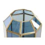 Lámpara de mesa DKD Home Decor Cristal Azul Dorado 220 V Latón 50 W Moderno (18 x 19 x 29 cm) de DKD Home Decor, Lámparas de ...