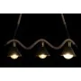 Deckenlampe DKD Home Decor natürlich Schwarz Metall Schnur 50 W (85 x 18 x 20 cm) von DKD Home Decor, Deckenleuchten - Ref: S...