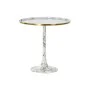 Mesa de apoio DKD Home Decor Dourado Alumínio Branco Mármore (51 x 51 x 51 cm) de DKD Home Decor, Jogos de móveis - Ref: S303...