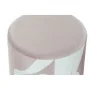 Poggiapiedi DKD Home Decor Scandi Dorato Bianco Rosa chiaro 30 x 30 x 38 cm (2 Unità) di DKD Home Decor, Ottomane e poggiapie...