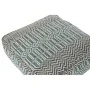 Cushion DKD Home Decor Floor Stripes Blue Polyester Cotton Mint Aluminium White Green (60 x 60 x 25 cm) by DKD Home Decor, Cu...