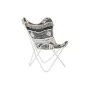 Chaise de jardin DKD Home Decor Blanc Noir Fer 74 x 65 x 90 cm de DKD Home Decor, Fauteuils - Réf : S3032024, Prix : 103,66 €...