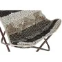 Garden chair DKD Home Decor Black Brown Cotton Iron (74 x 65 x 90 cm) by DKD Home Decor, Armchairs - Ref: S3032029, Price: 10...