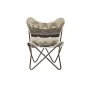 Garden chair DKD Home Decor Black Brown Cotton Iron (74 x 65 x 90 cm) by DKD Home Decor, Armchairs - Ref: S3032029, Price: 10...