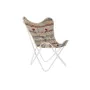 Chaise de jardin DKD Home Decor Blanc Orange Fer 74 x 65 x 90 cm de DKD Home Decor, Fauteuils - Réf : S3032039, Prix : 103,66...