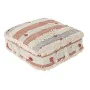 Pouffe DKD Home Decor White Orange Stripes Boho 60 x 60 x 25 cm (2 Units) by DKD Home Decor, Bean Bags - Ref: S3032041, Price...