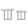 Jeu de 2 tables DKD Home Decor Beige Gris 76 x 76 x 60 cm de DKD Home Decor, Tables - Réf : S3032045, Prix : 202,69 €, Remise...